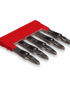 Jumper across for terminal A row ZQV 2,5N/5 red